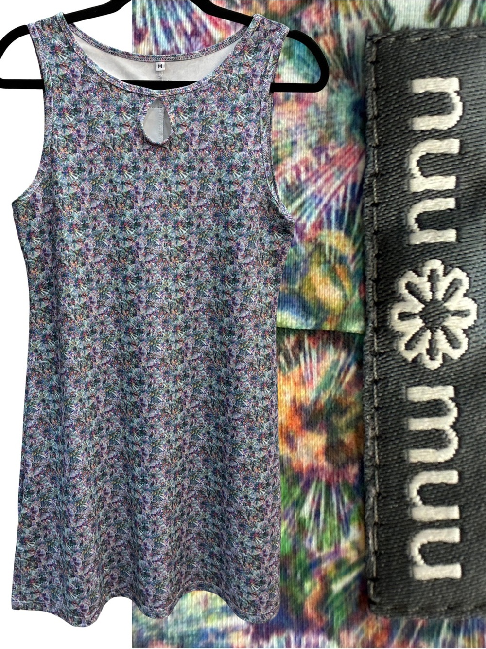 Nuu-Muu Keyhole Neck A-line Exercise Dress Size Medium (Wish 2022)